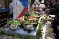 エビベジの野菜を使ったサラダ