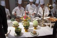 各ホテルのシェフたちによる料理合戦！